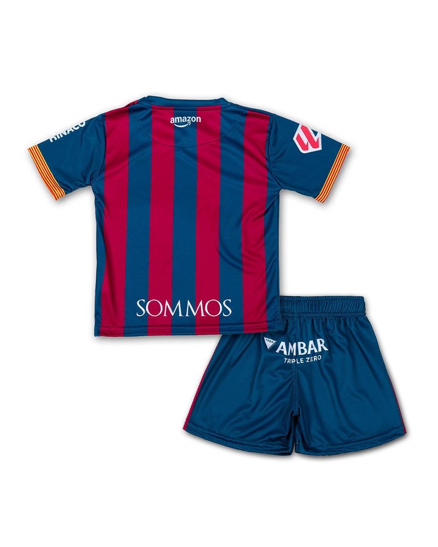 Conjunto SD Huesca Primera Equipación Bebé 2025-2026