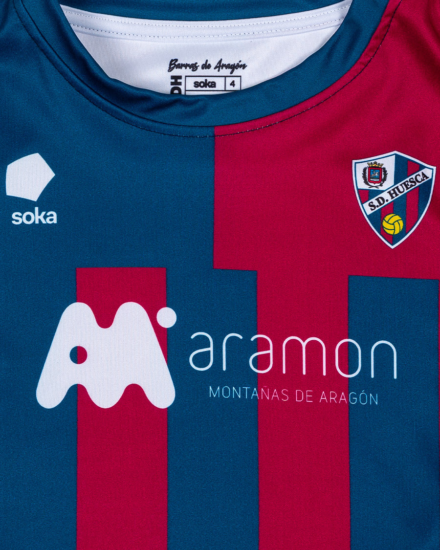 Conjunto SD Huesca Primera Equipación Bebé 2025-2026