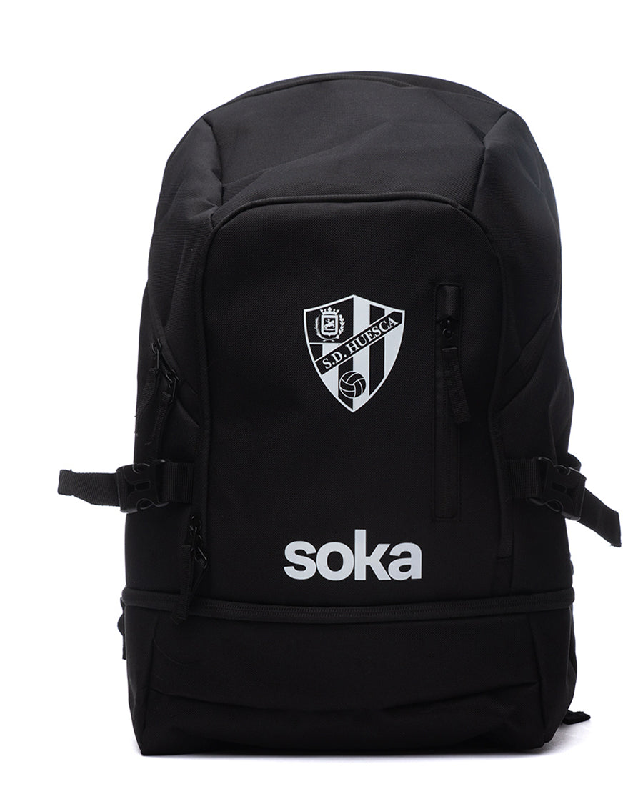 SD Huesca Fanswear Backpack 2023 2024 Black White