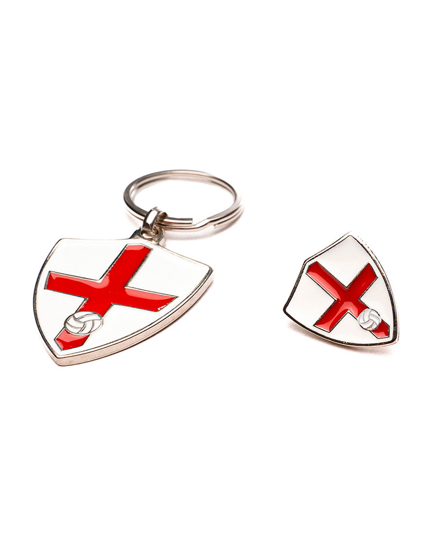 Set Llavero y Pin Cruz De San Jorge