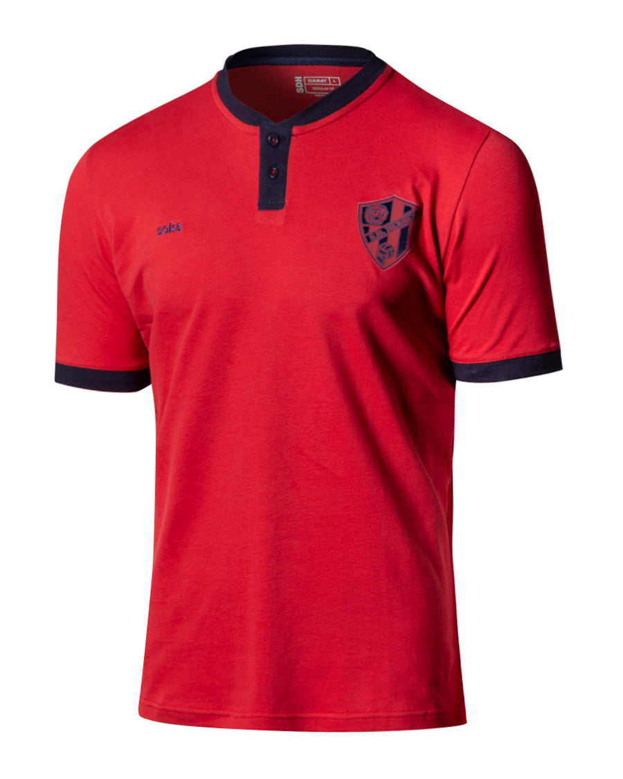 Polo SD Huesca Fanswear 2024-2025 Red