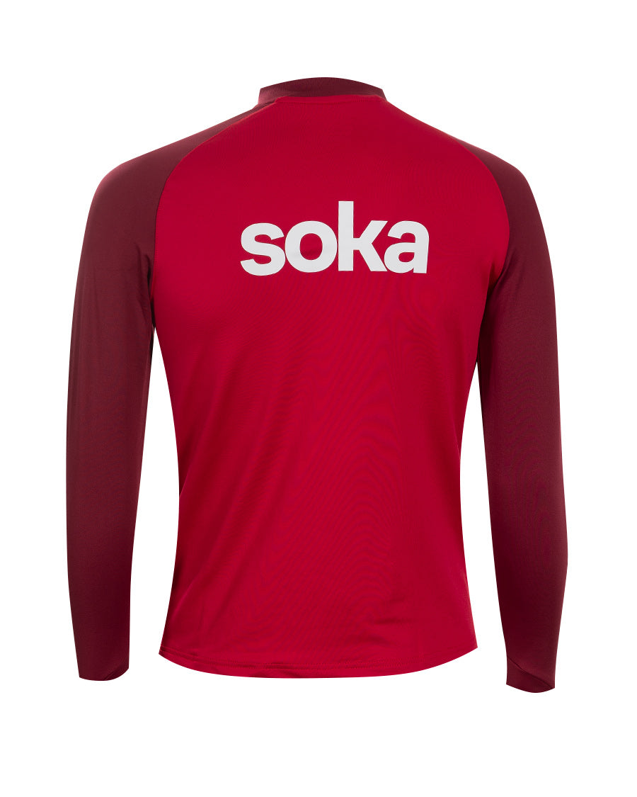 Sudadera Training 2026-2027 Roja Niño