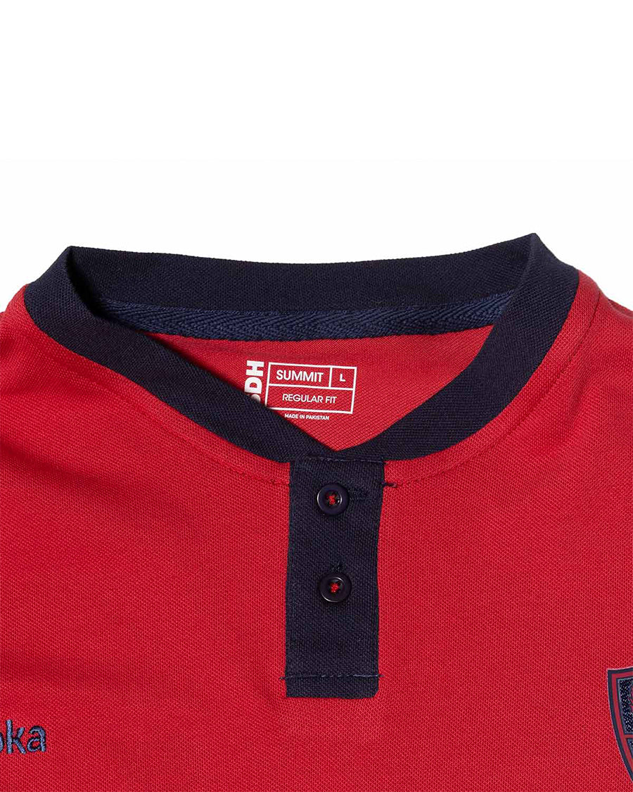 Polo SD Huesca Fanswear 2024-2025 Red