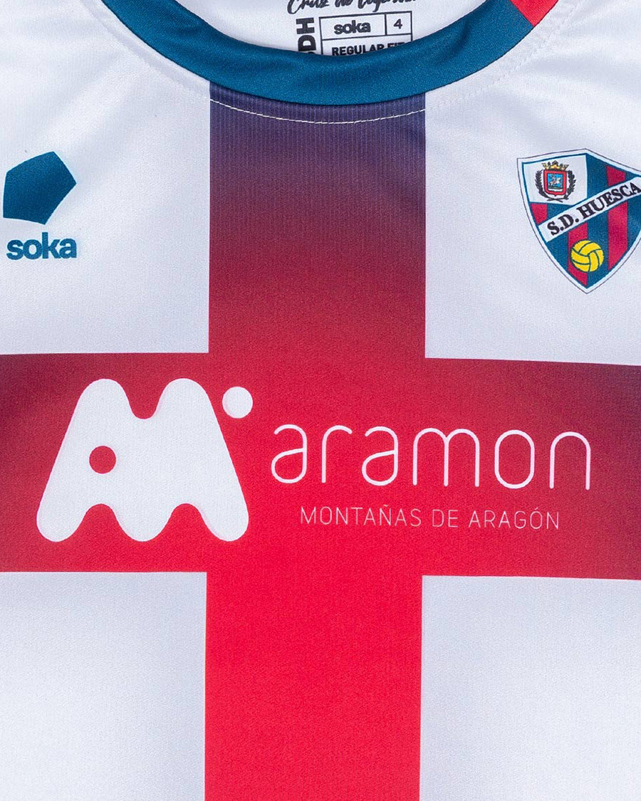 Conjunto SD Huesca Segunda Equipación Bebé 2025-2026