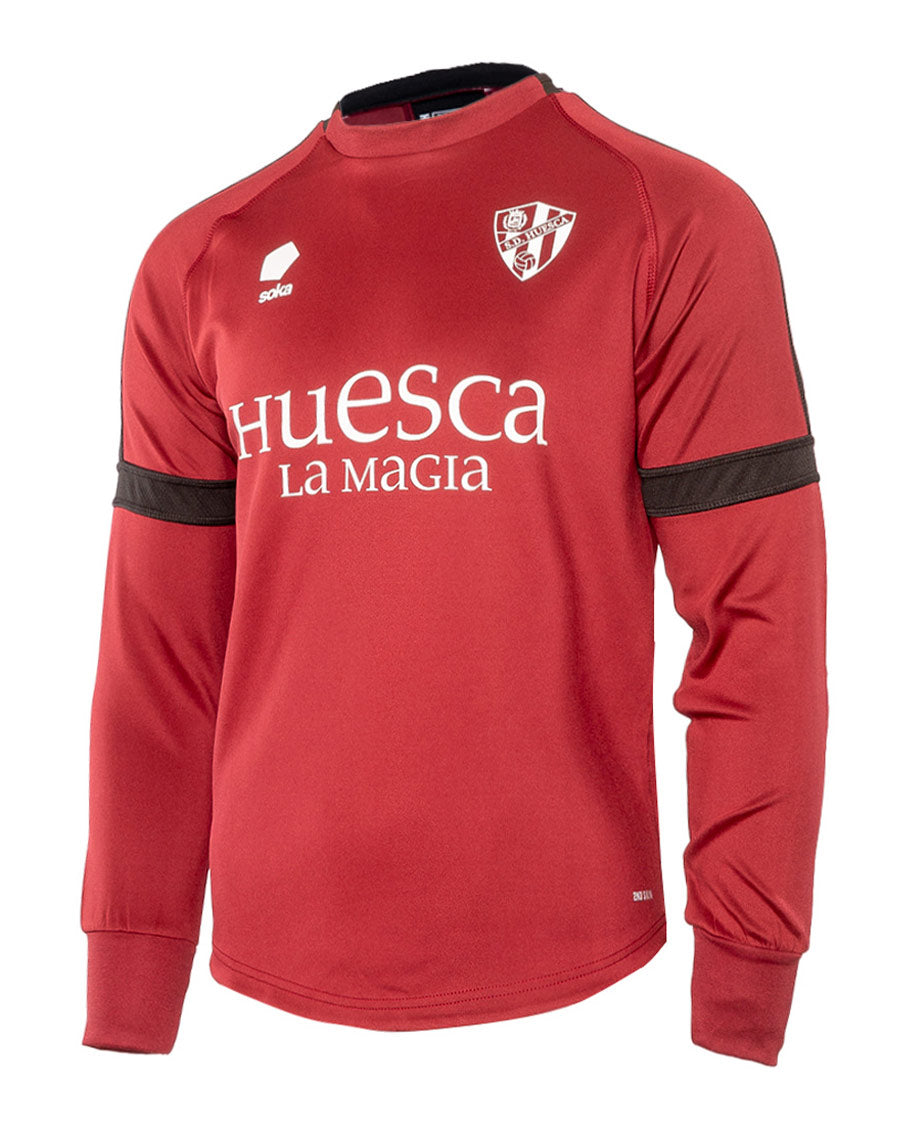 Sudadera SD Huesca Training 2023-2024 Red-White