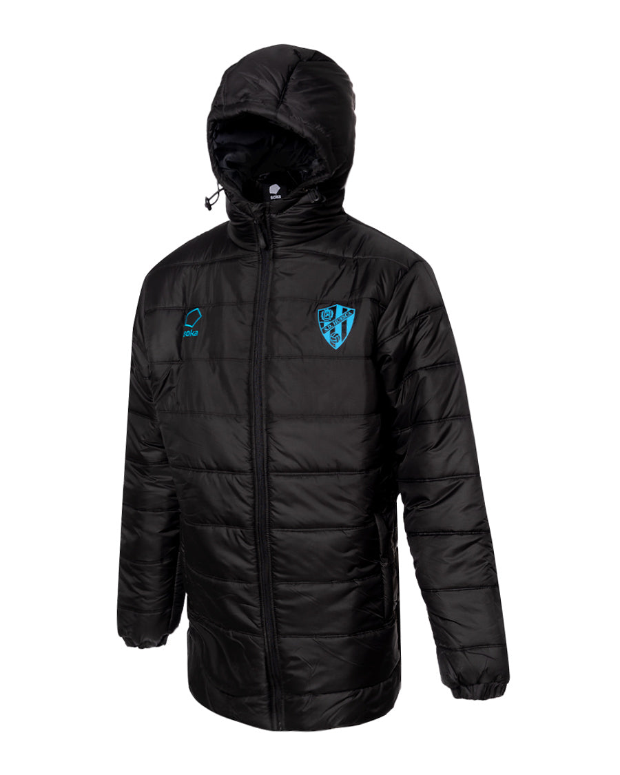 SD Huesca Coat 2023 2024 Black White