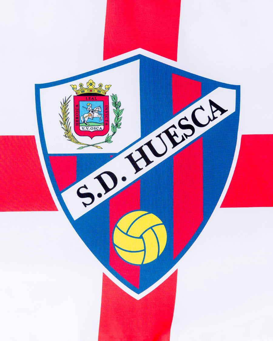 Bandera SD Huesca Estadio Cruz