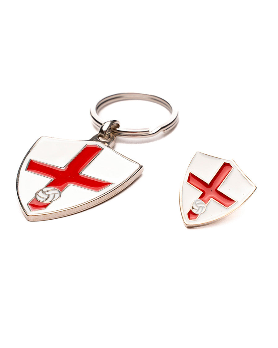 Set Llavero y Pin Cruz De San Jorge