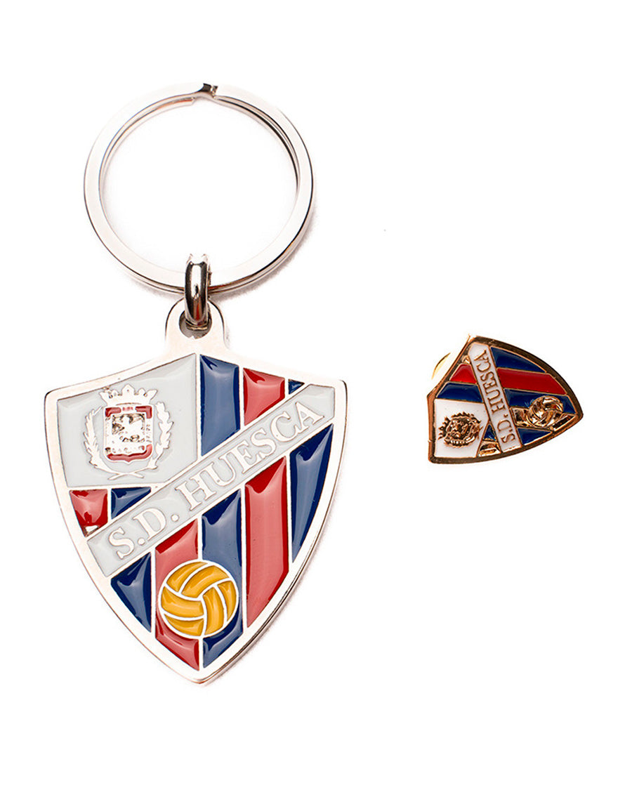 Set Llavero y Pin Escudo Azulgrana
