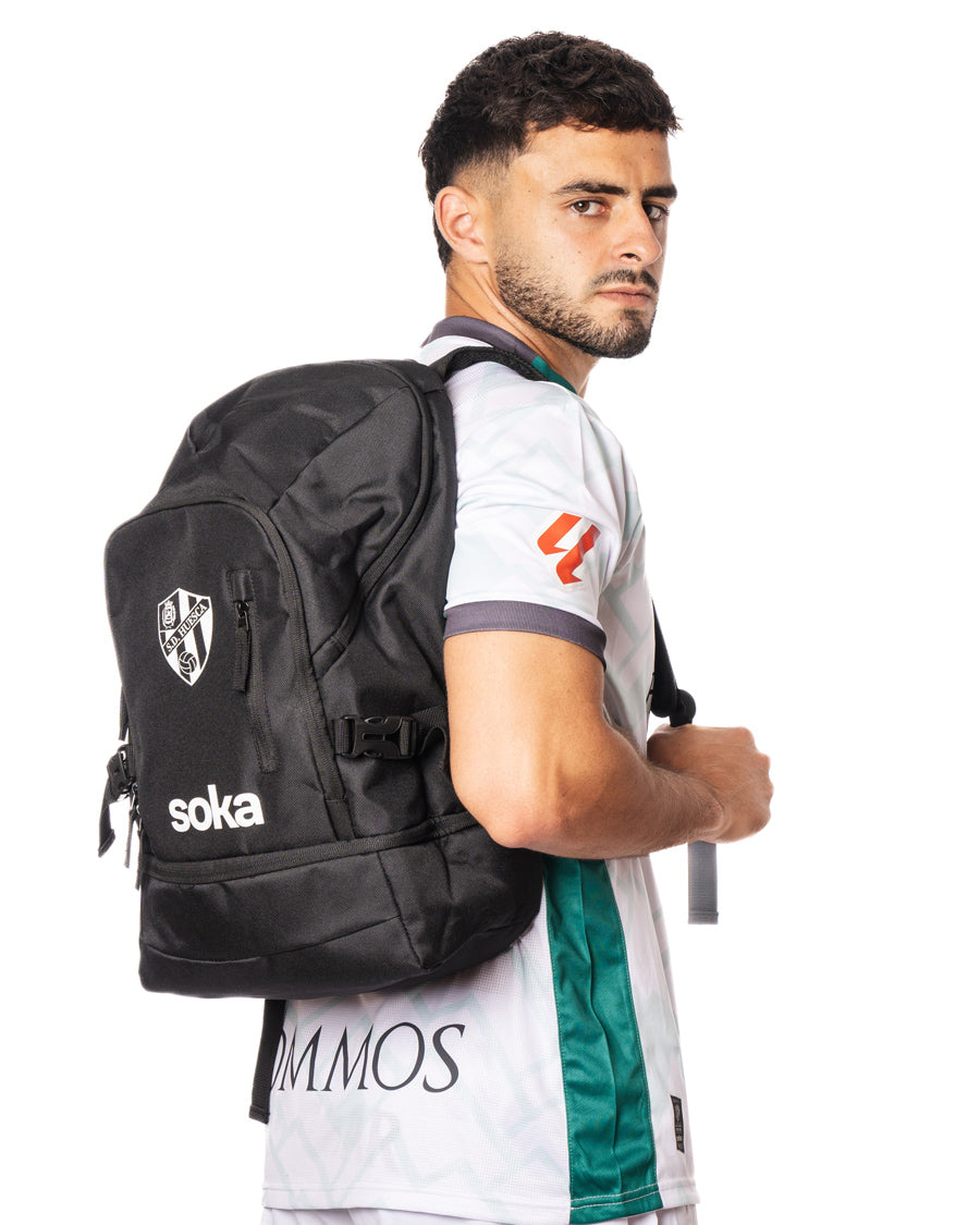 SD Huesca Fanswear Backpack 2023 2024 Black White