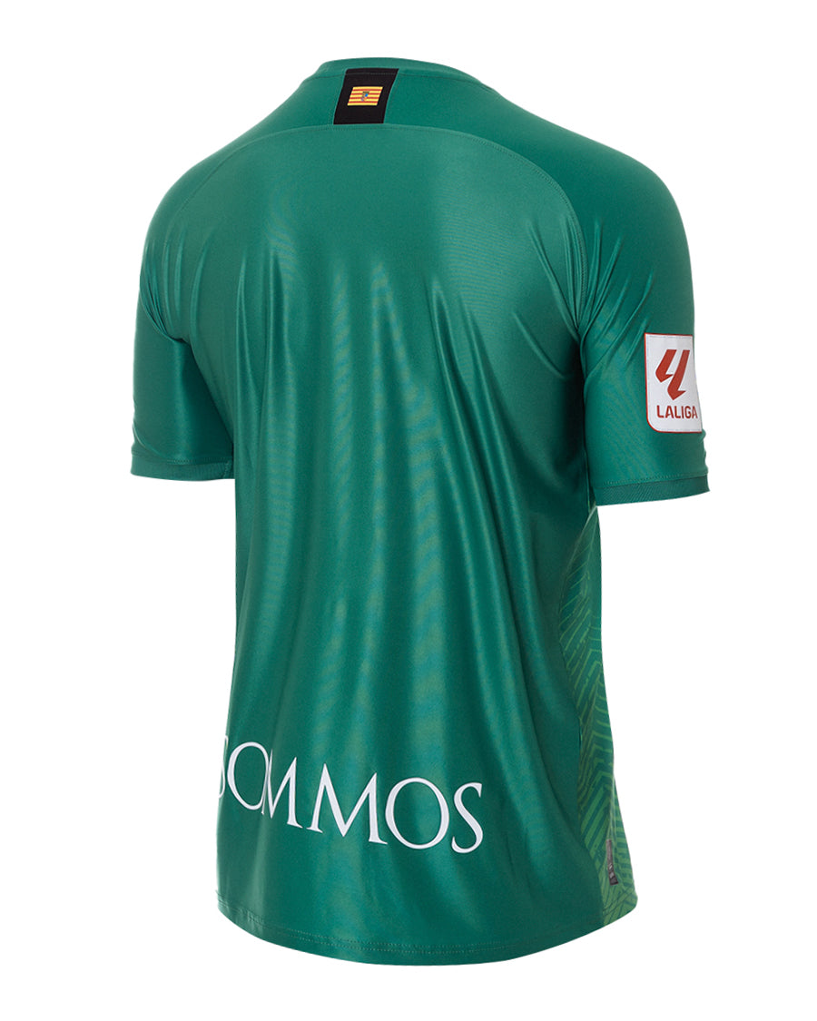 Kids SD Huesca Goalkeeper Away Jersey 2023 2024 Green White