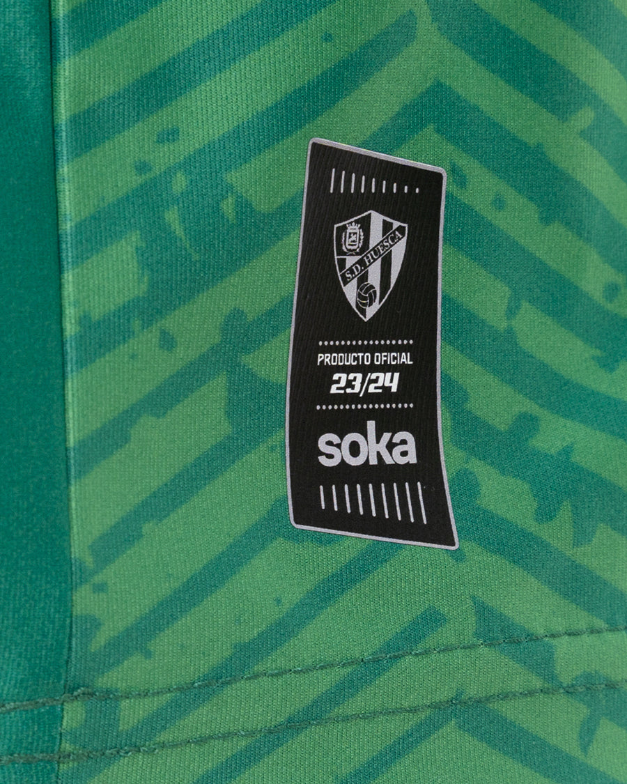 SD Huesca Goalkeeper Away Jersey 2023 2024 Green White