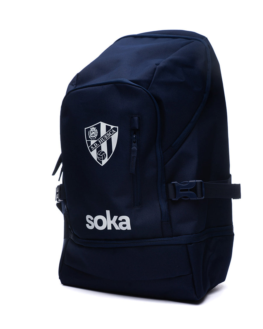 SD Huesca Fanswear Backpack 2023 2024 Navy White
