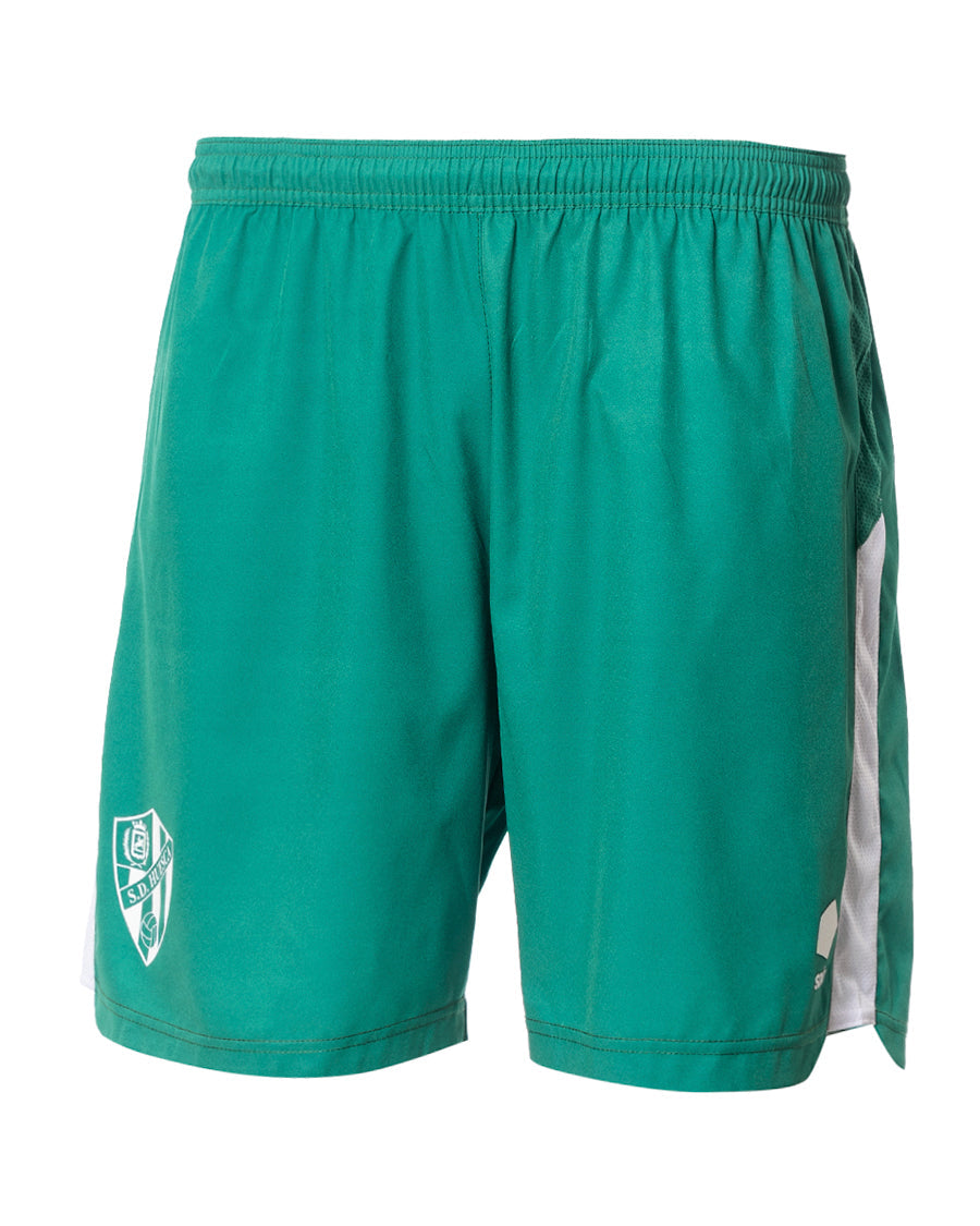 Kids SD Huesca Third Kit Shorts 2023 2024 Green Dark Green White